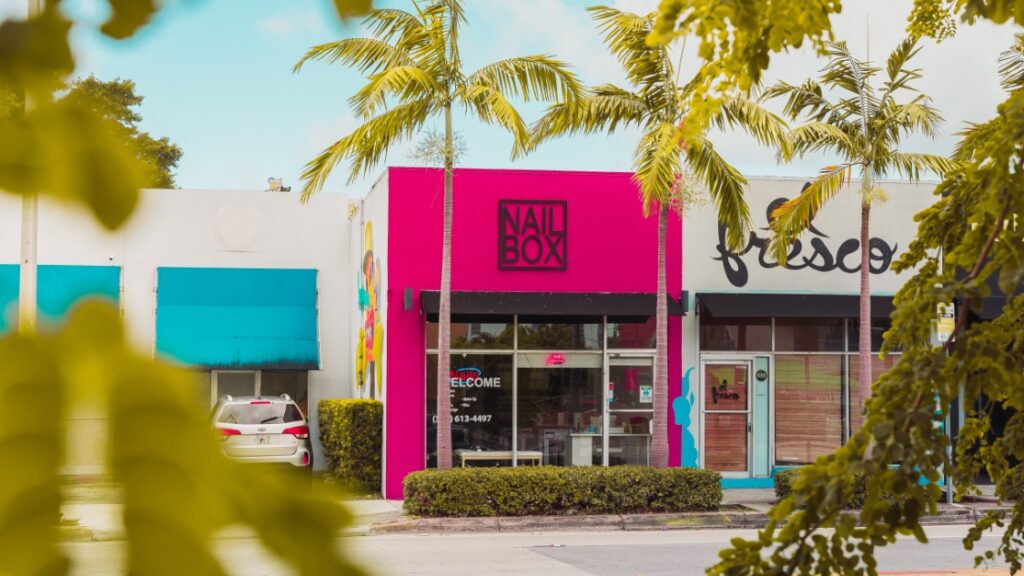 Nail salon NailBox Miami near me